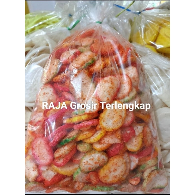 

TERMURAH! KERUPUK SEBLAK BANTAT PEDAS 250gr