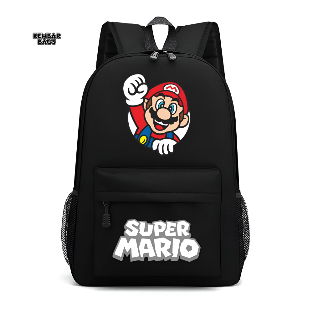 KEMBARAN - Tas Sekolah Tas Ransel Anak Laki Laki Tk Sd Super Mario Cordura Nylon Tahan Lama