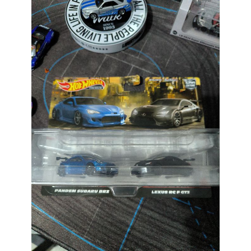 Hotwheels Twin Pack Subaru Pandem dan Lexus