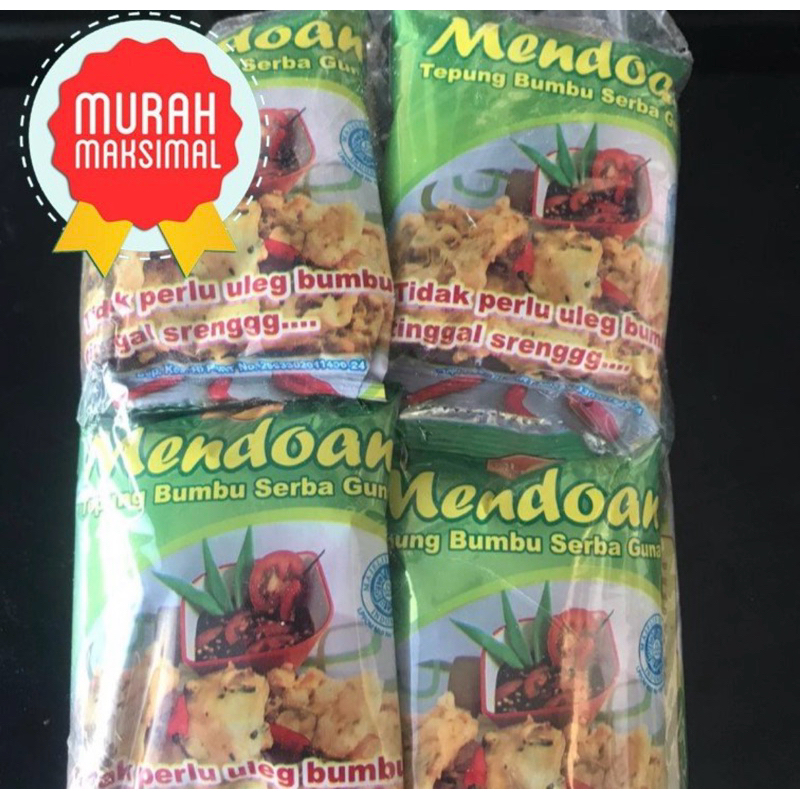 

bumbu instan tepung mendoan alida isi 12 asli