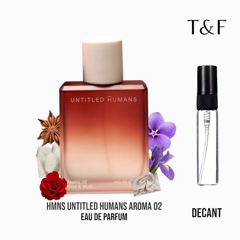 Parfum Decant HMNS Untitled Humans Aroma 02 Rose & Musk EDP for Unisex