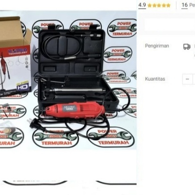 

Mini Die Grinder Set 40pcs NRT-PRO 903 HD / Gerinda Bor Gantung Tuner