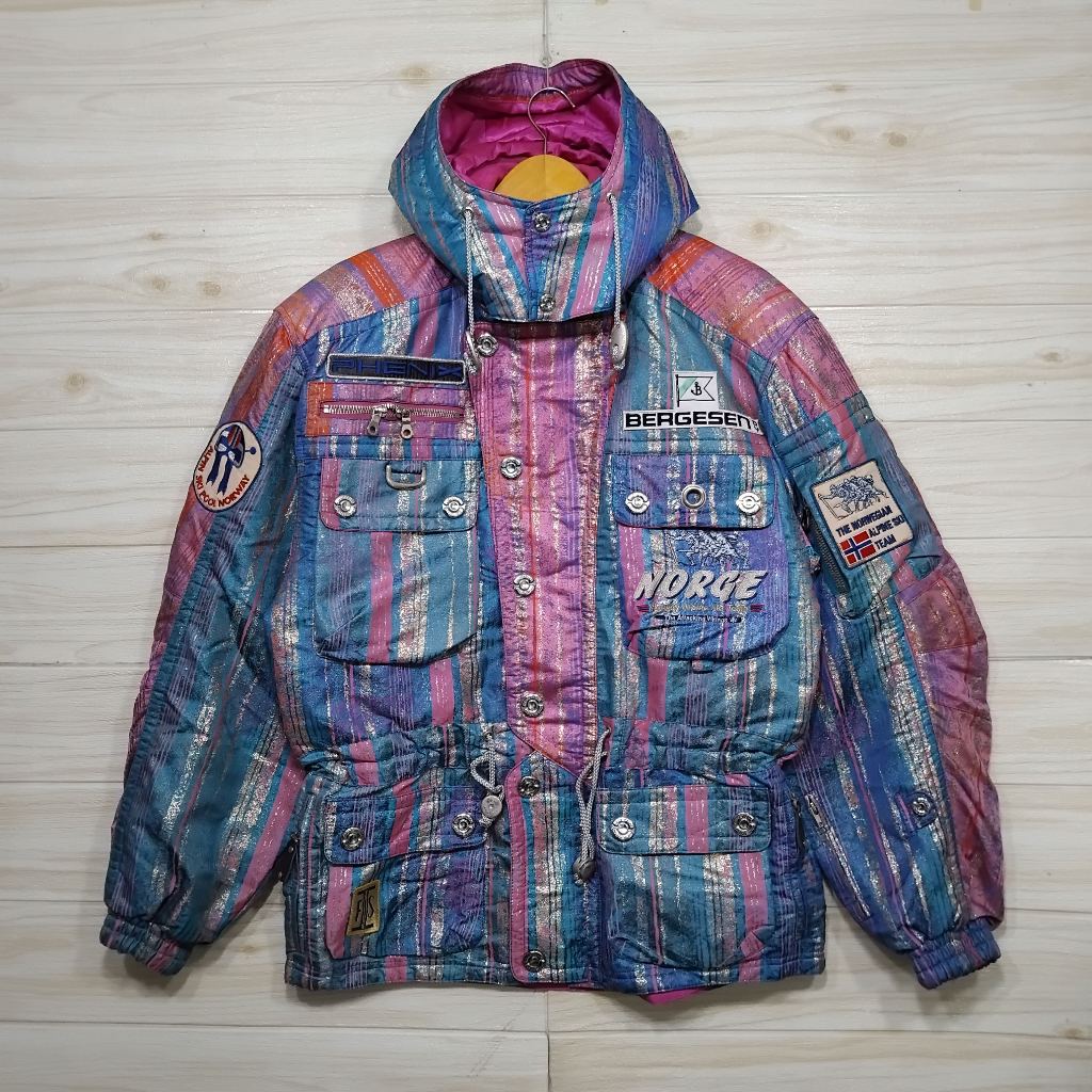 Phenix Norge Limited National Team Vintage Abstract Snowboard Jacket L04