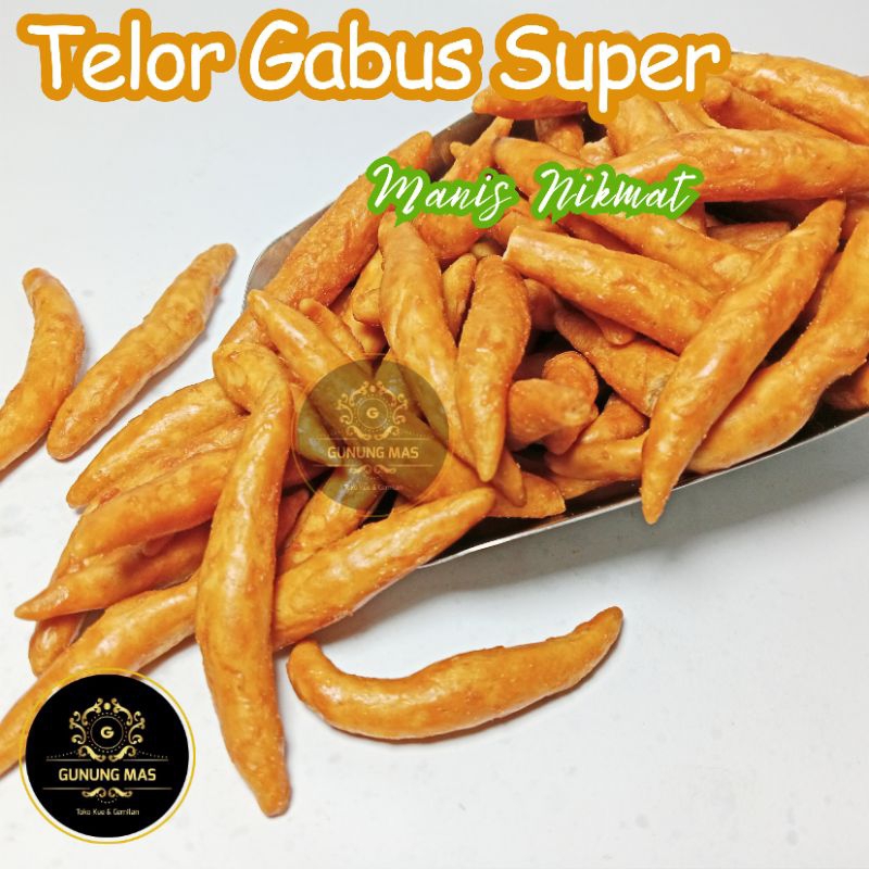 

KUE GABUS / TELOR GABUS / TELUR GABUS / MANIS / CEMILAN KILOAN 500 GR