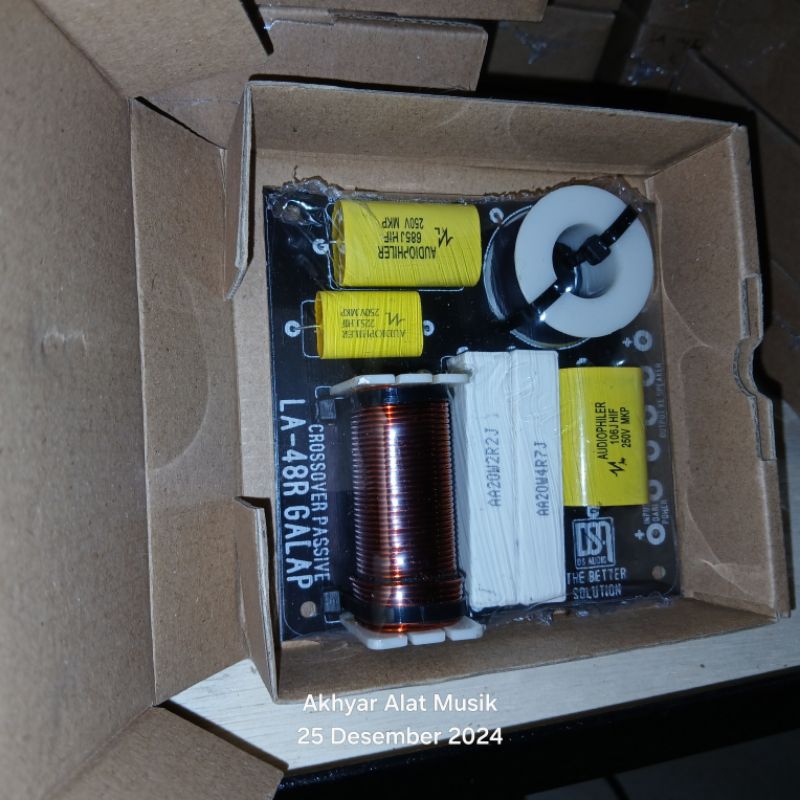 Crossover Passive 2 Way LA-48R Galap Original DSA Ds Audio Dealer Resmi Akhyar Audio
