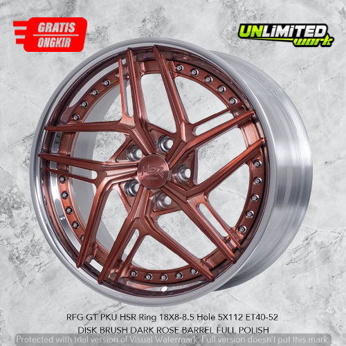 Velg Forged Castome R18 HSR ORIGINAL Buat Mercedes Benz Mercy Lebar 8/85 RFG GT PKU