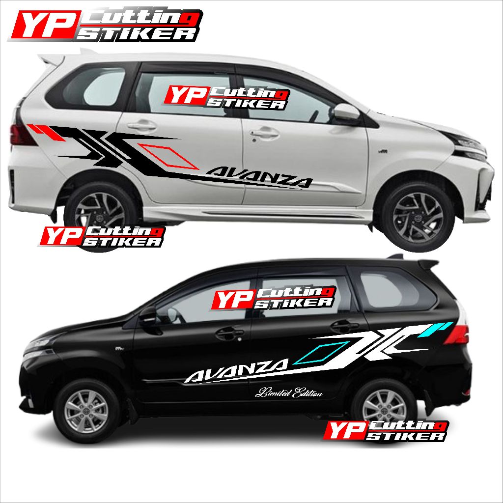 Sticker mobil avanza terbaru sticker stripping list mobil avanza sticker terlaris mobil avanza