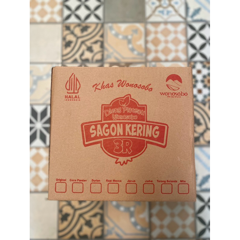 

Grosir Kue Sagon Kering 3R Wonosobo 280gr x 12pcs (Durian)