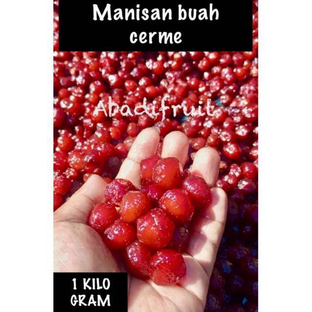 

[ 1 KG ] manisan cermei cermai cerme jadul cereme basah kering