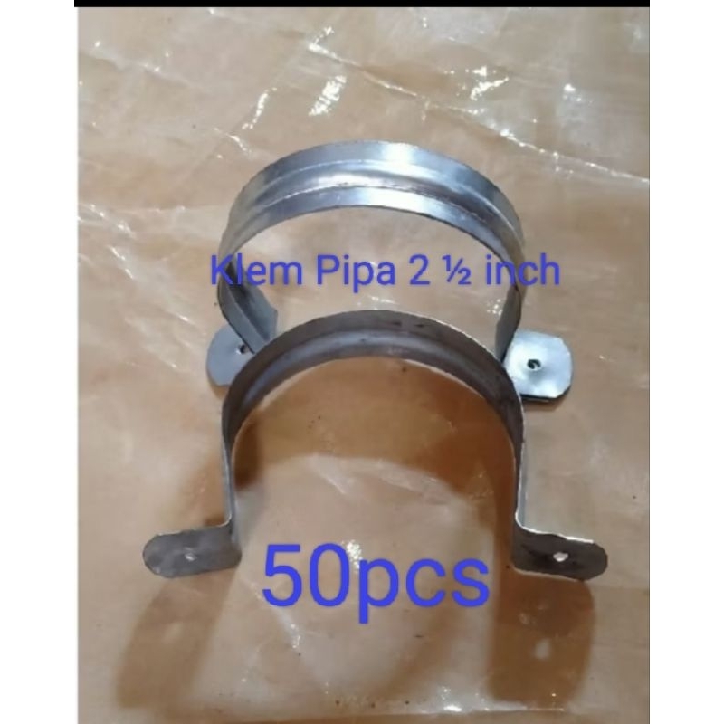 50pcs Klem Pipa Paralon 2 ½ inch