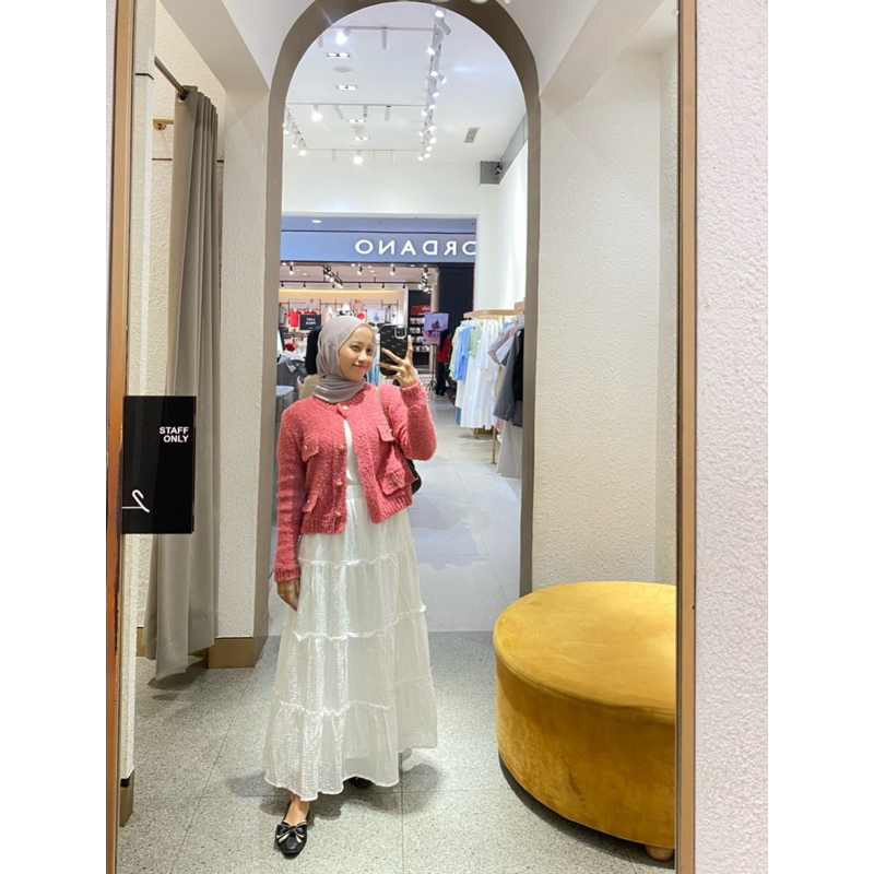 KNIT BLAZER *OUTFIX* PRELOVED Lev1s Uniqlo H&M