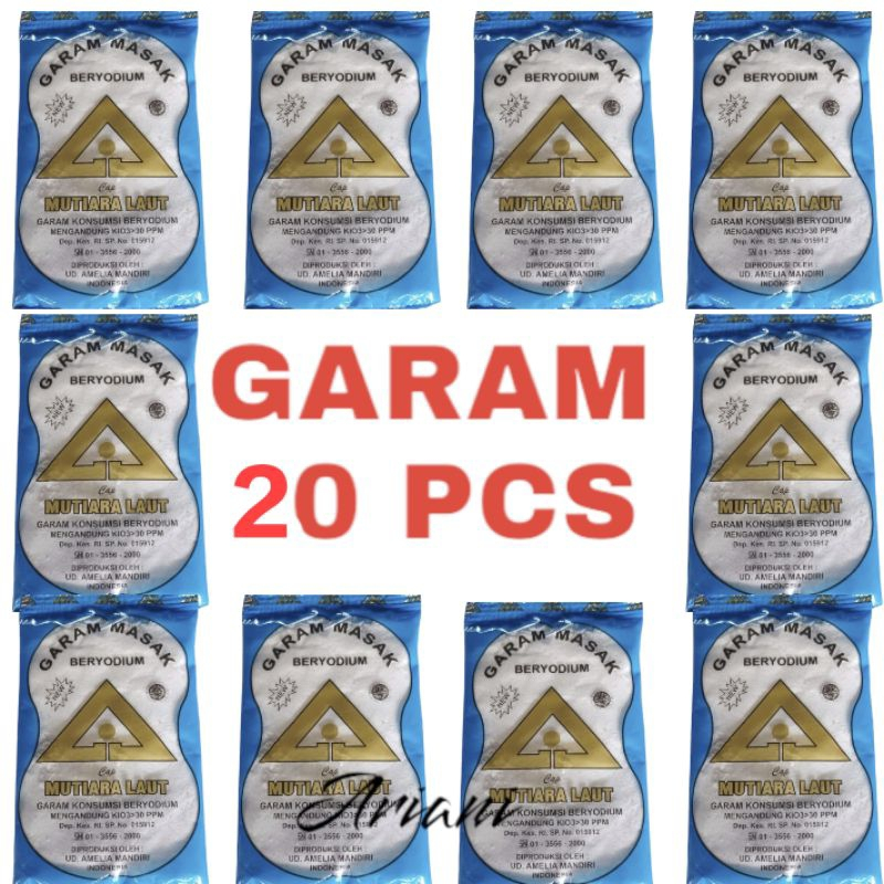 

PAKET 20 PCS PCS GARAM DAPUR MURAH