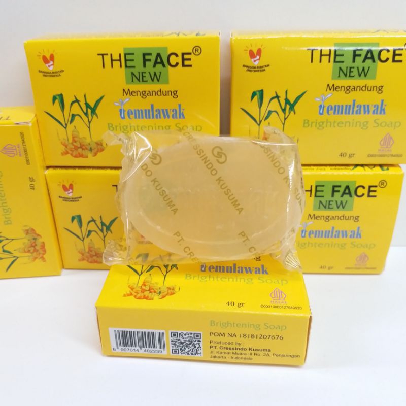 The face temulawak soap / sabun temulawak the face