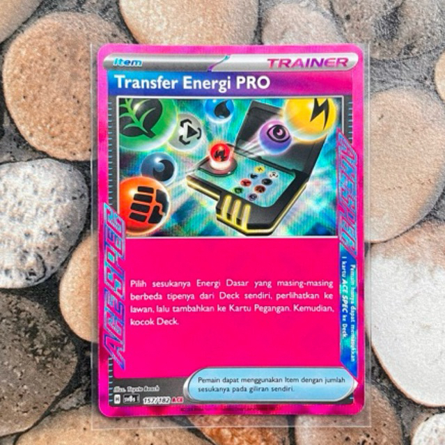 kartu pokemon Transfer Energi Pro ace kilat rasi