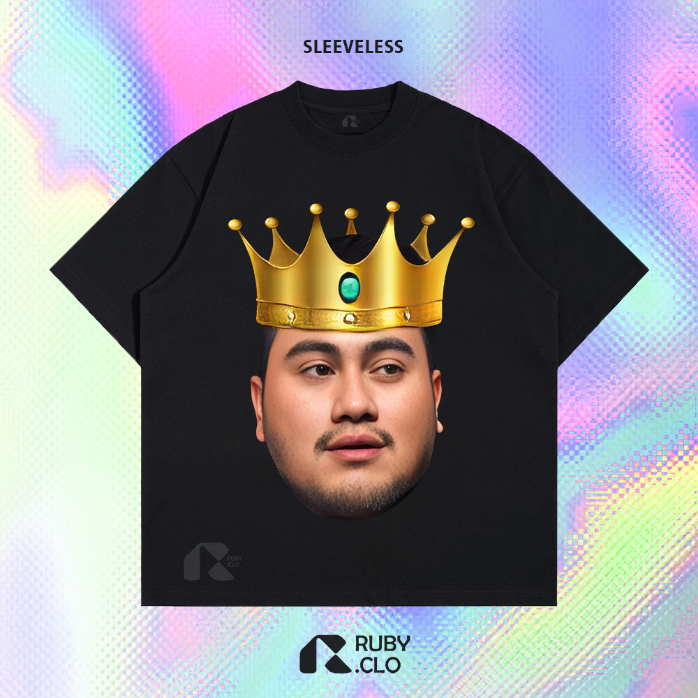RUBY.CLO - KAOS BAJU BOXY OVERSIZE KING NASSAR FACE BOX HITAM | OVERSIZED T-SHIRT PREMIUM BLACK STYL