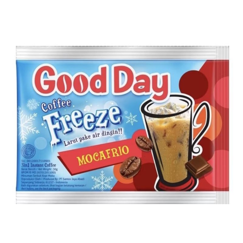 

kopi good day freeze mocafrio 1 renteng isi 10 sachet