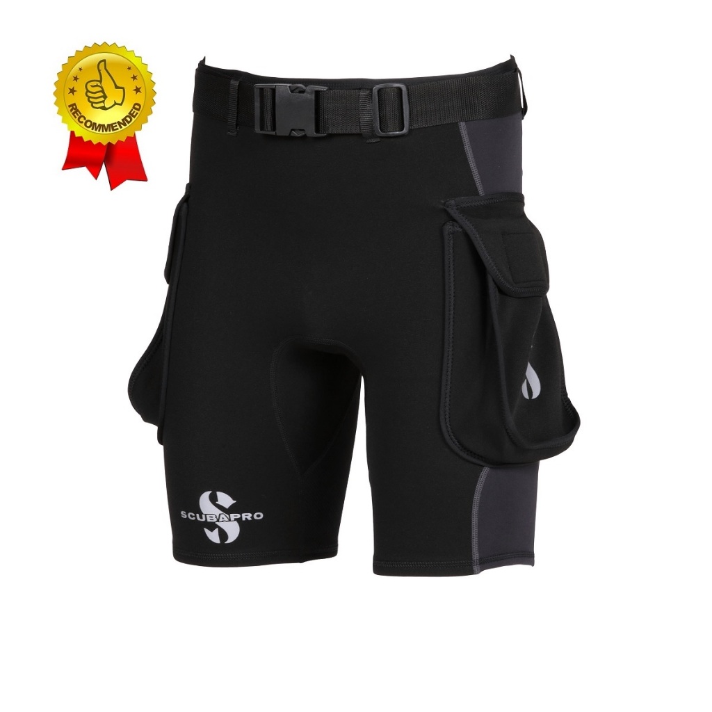 Short Pant Pocket Scubapro Hybrid Technical 1mm Celana Pendek Cargo Scuba Diving Snorkeling Pria Lak