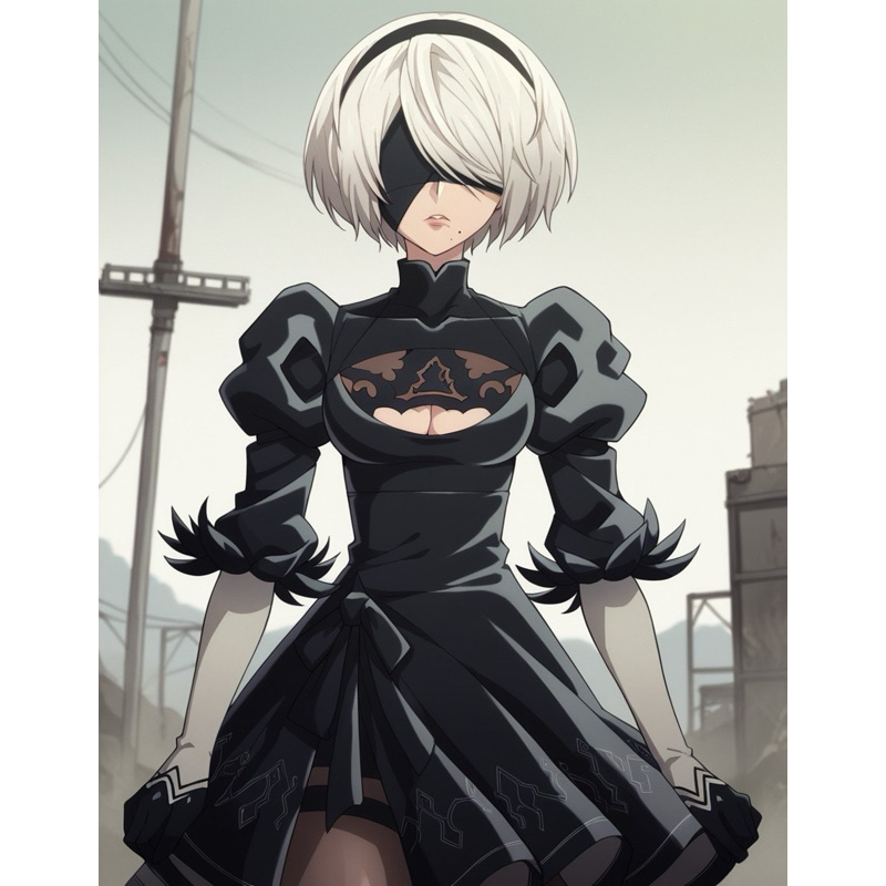 rental costume cosplay 2b nier automata
