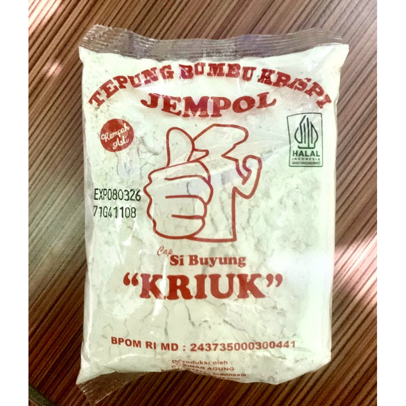 

Tepung bumbu krispi jempol cap kriuk 100gr