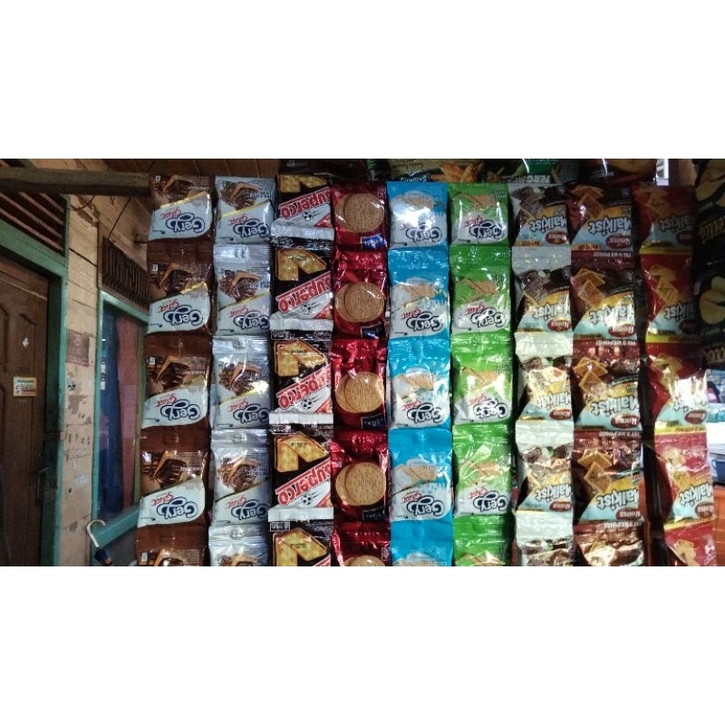 

paket Snack renceng murah