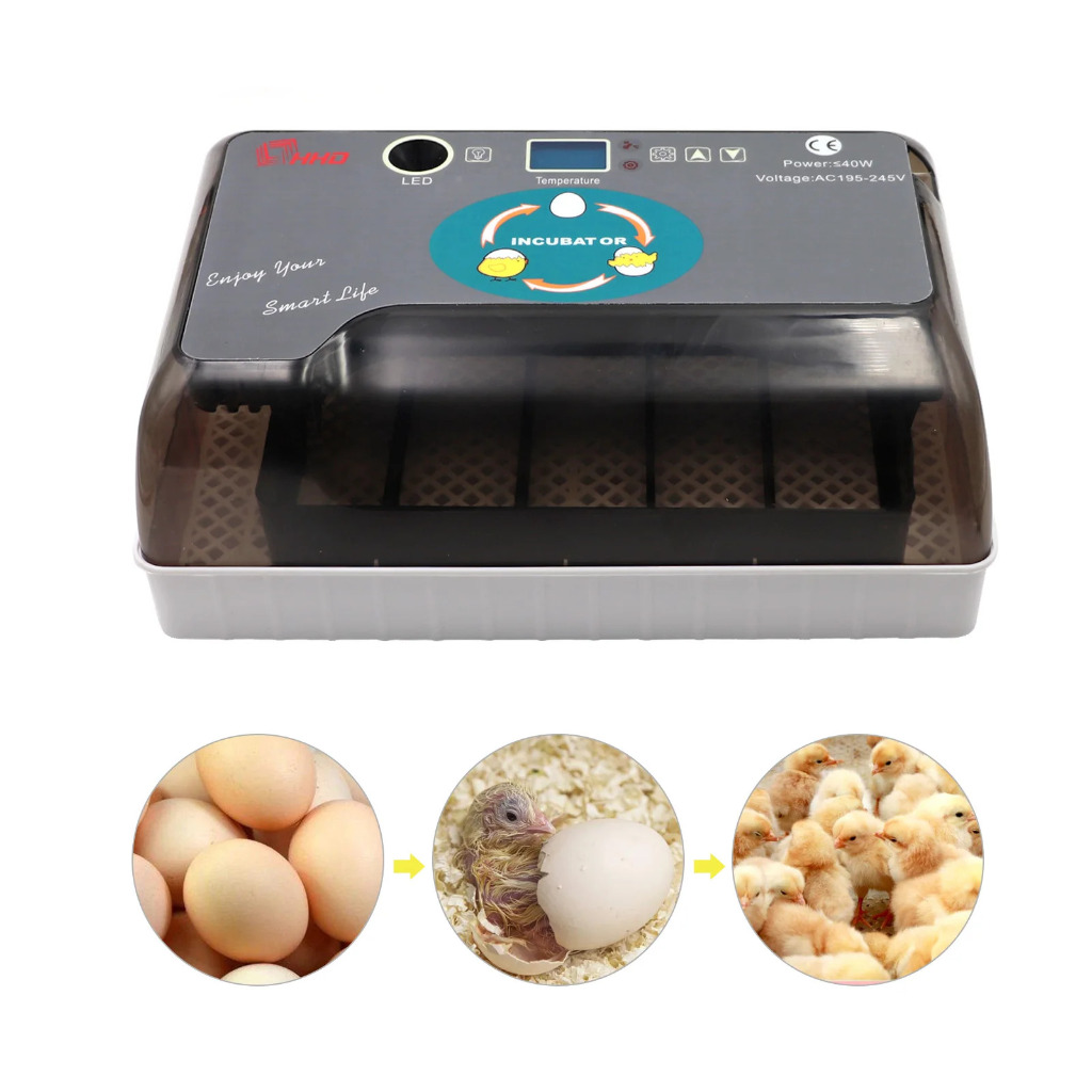 Full Automatic Incubator Brooder Farm Hatchery Machine 12 Telur Hatcher Ayam Ayam Otomatis Inkubator