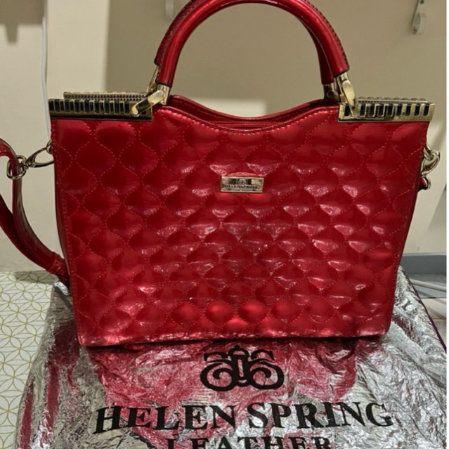 PRELOVED Vintage Bag Helen Spring Leather