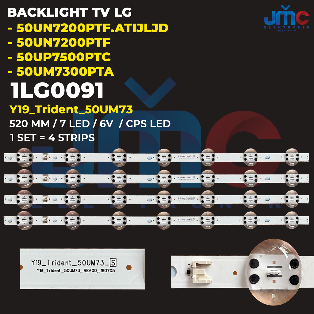 Backlight TV LG 50 Inch 50UM7300PTA 50UN7200PTF 50UN7300PTC 50UN7200PTF.ATIJLJD 50UP7500PTC