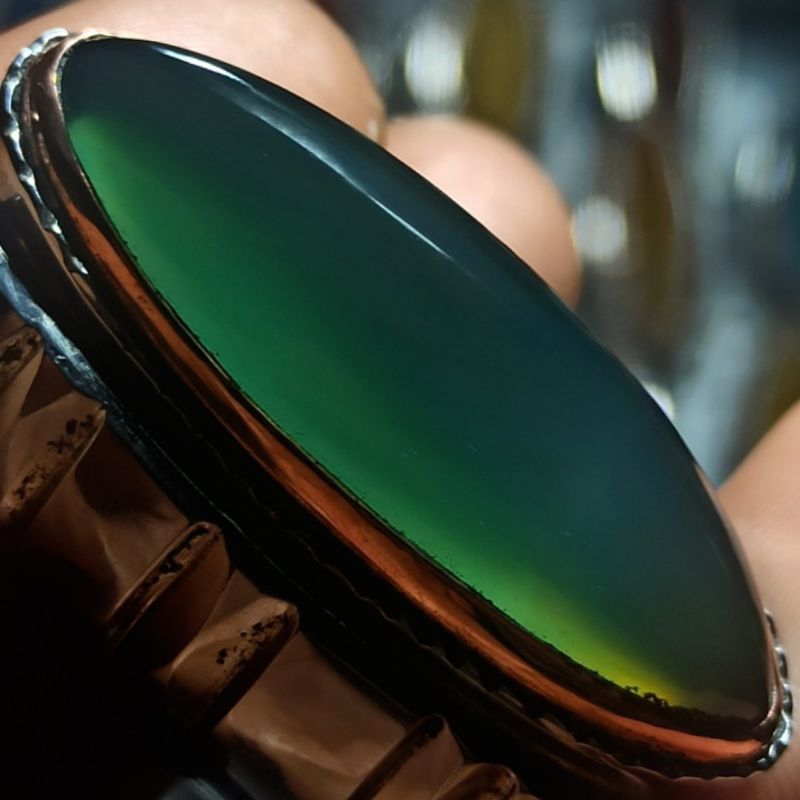 BATU AKIK ANGGUR IJO SIZE PANDAN