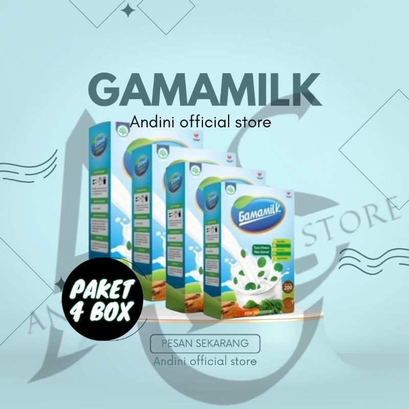 

Gamamilk Paket 4 Box - susu etawa plus gamat membantu meredakan nyeri sendi, nyeri lutut dan tulang