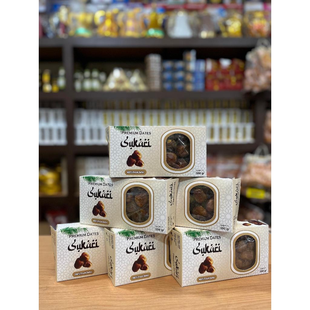 

Kurma Sukari Premium 500gr (kemasan box)