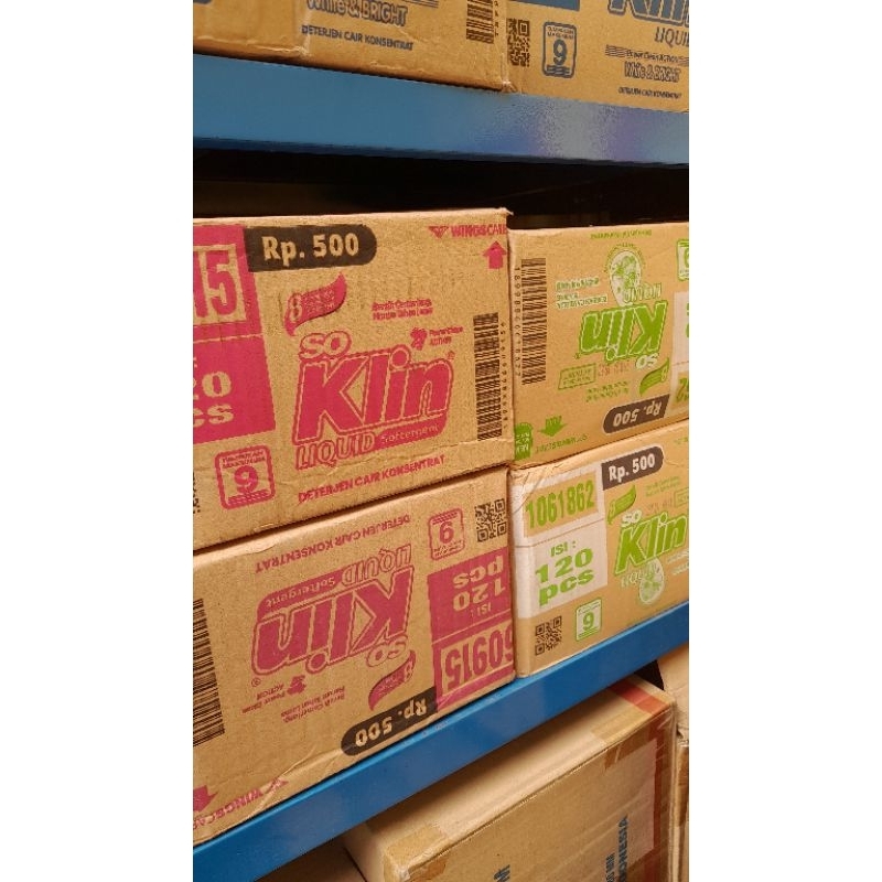 So Klin cair 20ml || 1 karton || Isi 120 pcs/10 renteng