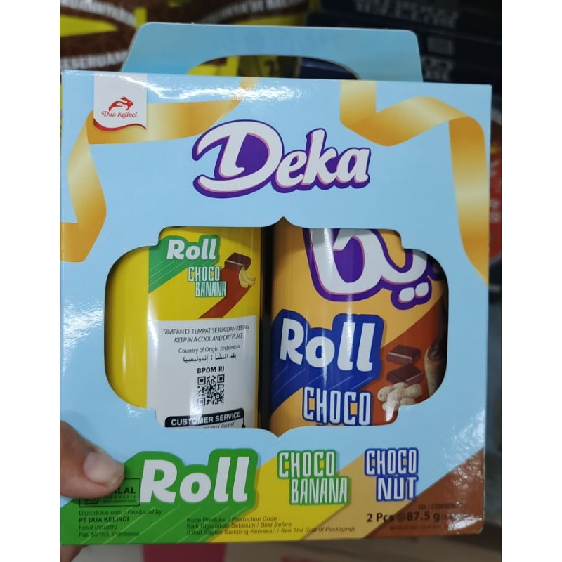 

Sale... paket deka wafer roll / hampers isi 2*@87, 5gr