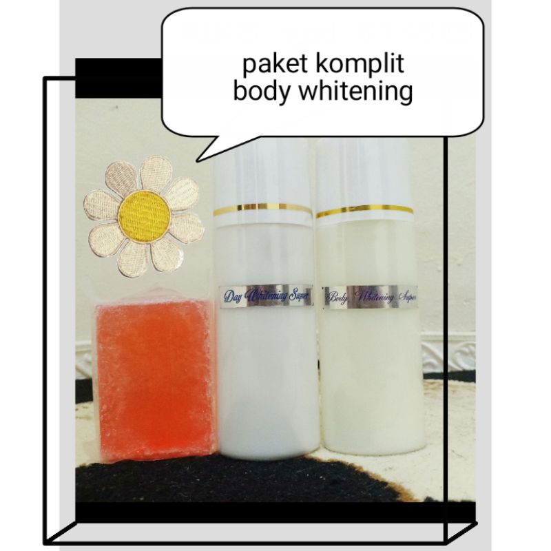 BODY WHITENING SUPER AMPUH / LOTION WHITENING / SABUN PEMUTIH KULIT / HB DOSTING