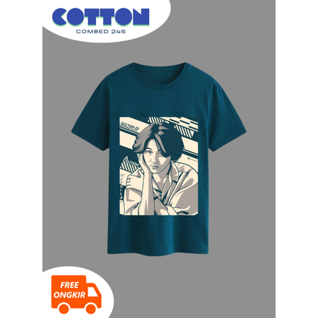 KAOS NIKE ARDILA PRIA WANITA REGULAR BIRU TOSCA/ KAOS DISTRO LENGAN PENDEK S M L XL COMBED 24S
