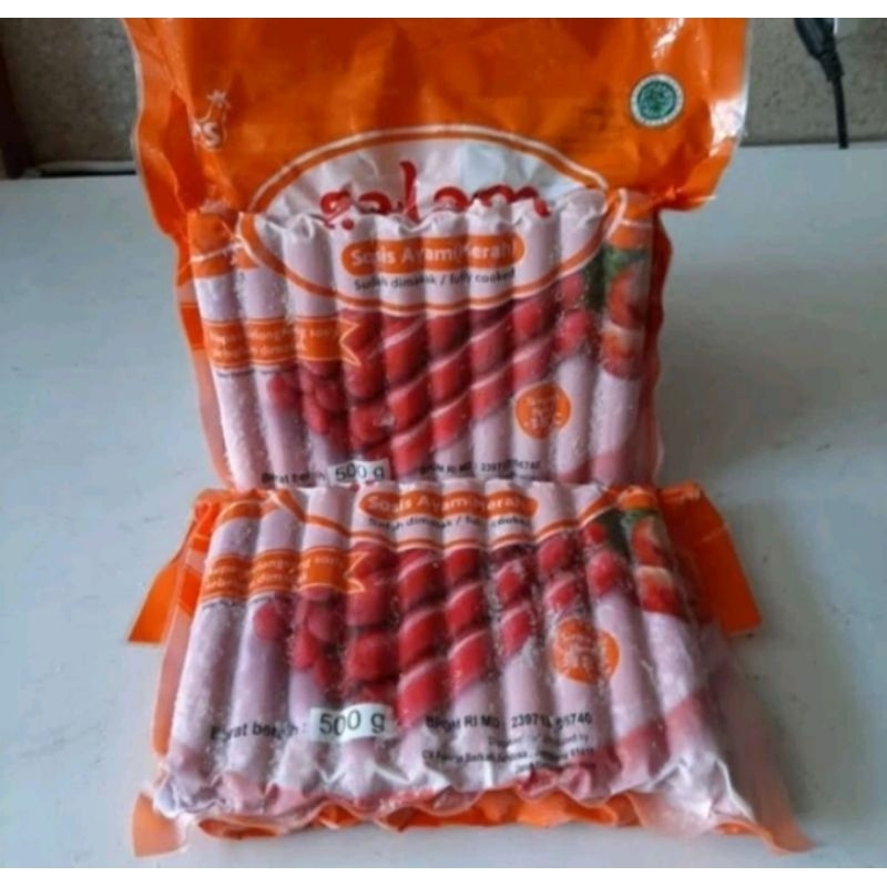 

sosis salam merah 750gr