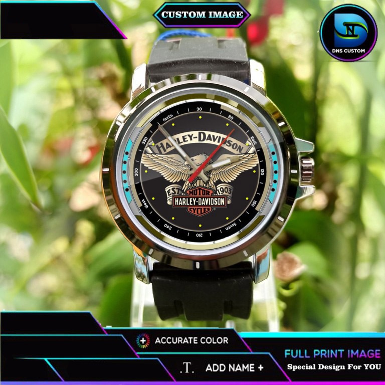 Jam Tangan Pria Harley-Davidson / Jam Tangan Harley-Davidson Custom Kekinian