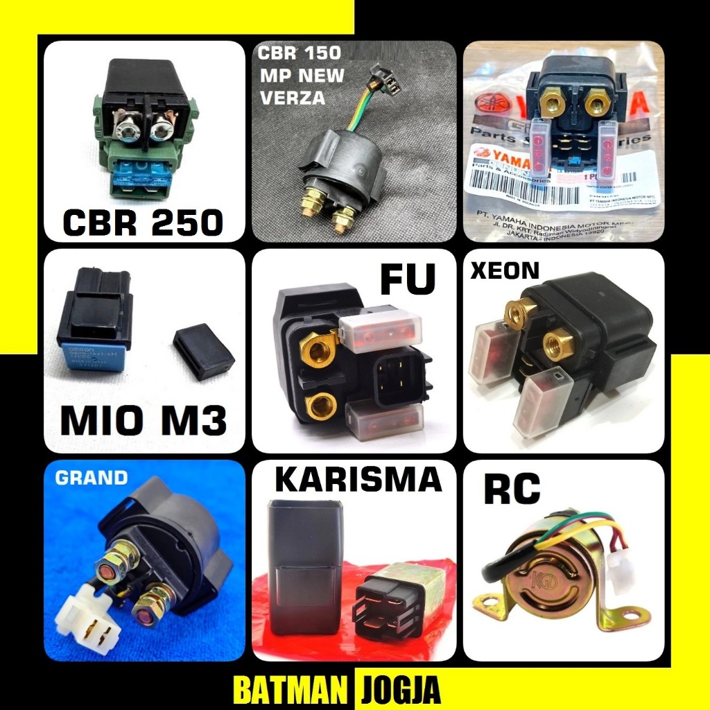 SWITCH STATER BENDIK grand karisma vega mio rc satria fu shogun smash xeon starter supra fit x 125 x