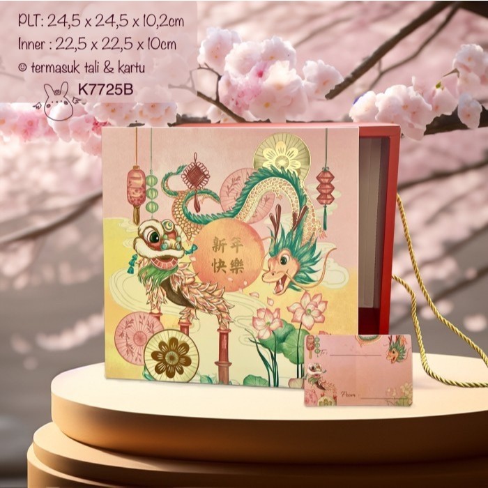 

(5pcs) Kotak Kue Lapis Imlek K7725| K77