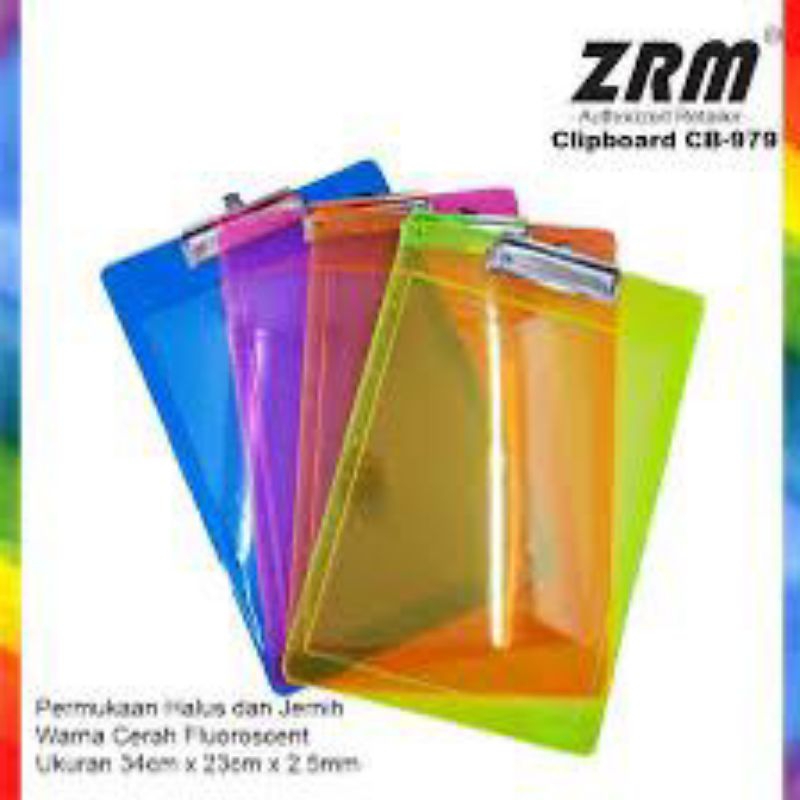 

ZRM Clipboard Transparant F4