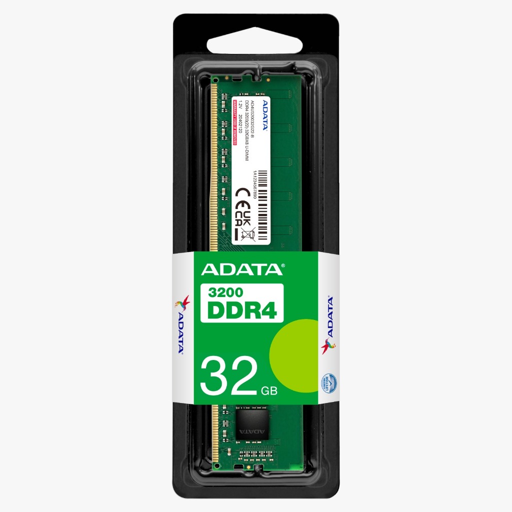 ADATA RAM DDR4-3200 (PC4-25600) 32GB UDIMM FOR PC DESKTOP