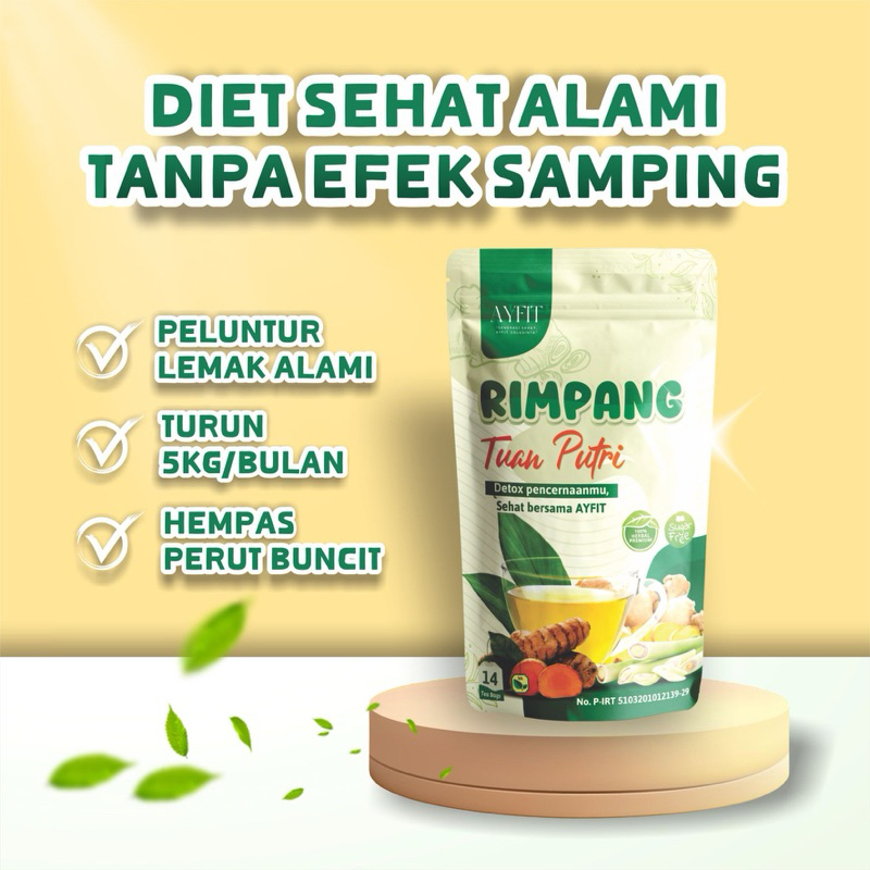 

[AYFIT] RIMPANG TUAN PUTRI / TEH CELUP JAMU HERBAL RAMUAN REMPAH RIMPANG SEHAT JAHE KUNYIT SERAI / OBAT HERBAL JSR DIET DETOX DOKTER ZAIDUL AKBAR HERBAL ALAMI / MINUMAN OBAT SUPLEMEN DIET SEHAT ALAMI PELANGSING PALING AMPUH CEPAT