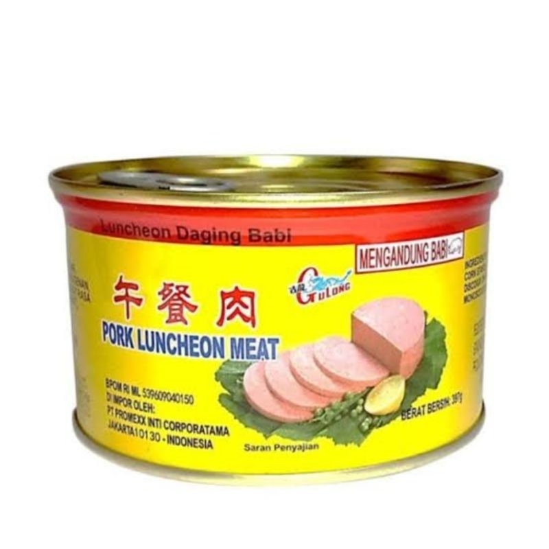 

Gulong Pork Luncheon Meat 397 gr. Maling Babi