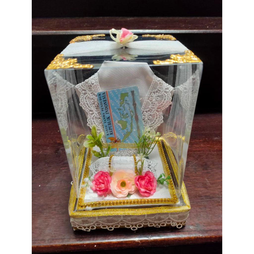 kotak Tempat Mahar  pernikahan LOGAM MULIA