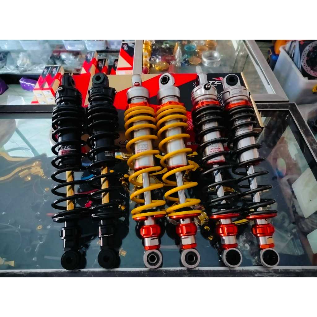 SHOCK SHOCKBREAKER KTC RACING RAZOR PRO 340MM NON TABUNG ORIGINAL RXKING SUPRA KARISMA GRAND SHOGUN