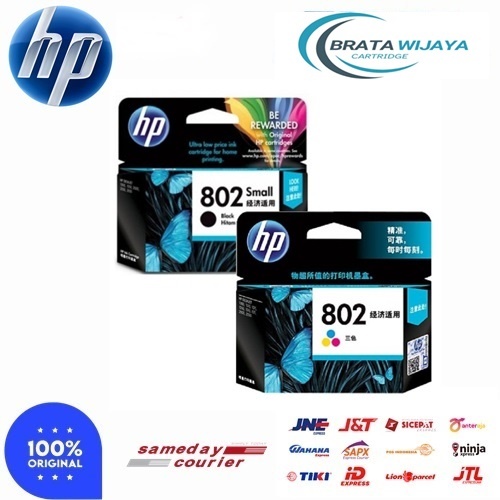 cartidge hp 802 black n color