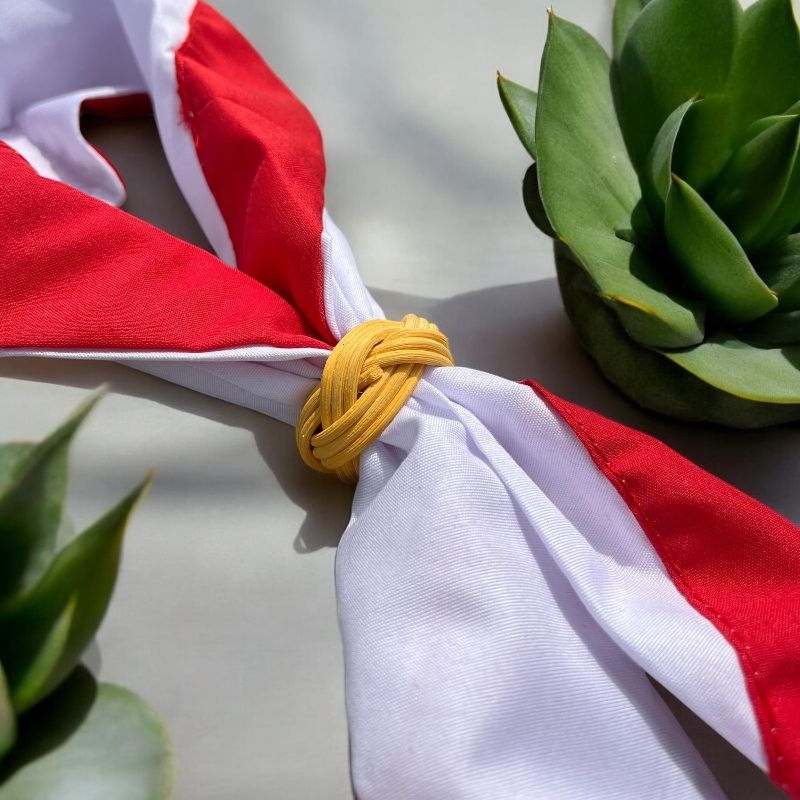 

hasduk Pramuka dan ring rotan