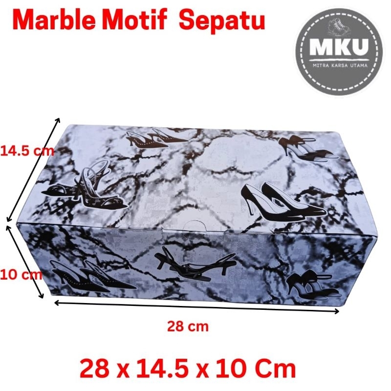 

Kardus Box Dus Sepatu 28x14,5x10 Keramik Sepatu