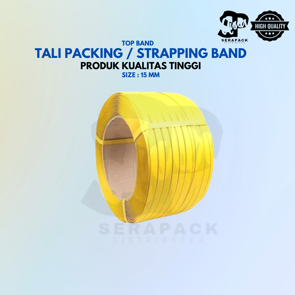 

Tali Packing Strapping Band Tali Banding Tali Klem 15 MM