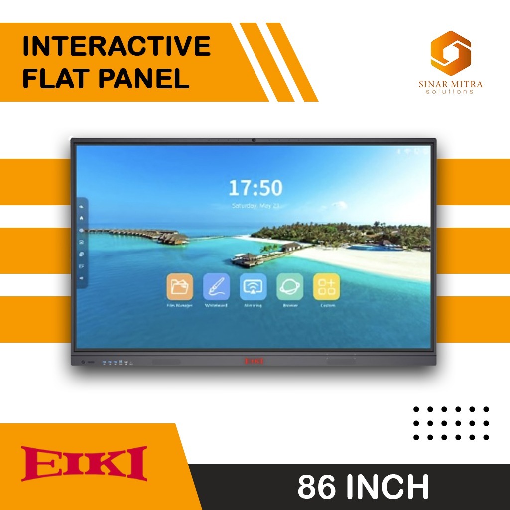JUAL EIKI INTERACTIVE FLAT PANEL 86 INCH