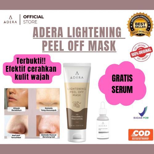 ADERA Mencerahkan dan Mempercantik Kulit Wajah ADERA LIGHTENING PEEL OFF MASK ORIGINAL